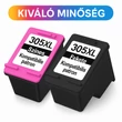 Kép 1/3 - Utángyártott LEGNAGYOBB KAPACITÁS! HP 305XL (BK+CMY) (36ml)  tintapatron multipack /Lepkés CN/