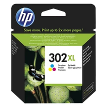 HP 302XL (CMY) (F6U67AE) eredeti tintapatron