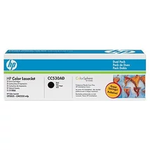 HP CC530AD (BK) eredeti (2db) toner