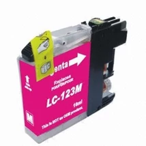 Brother LC123/LC125M (10 ml) kompatibilis (CHIP-es) tintapatron /Lepkés CN/