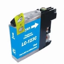 Brother LC123/LC125C (10 ml) kompatibilis (CHIP-es) tintapatron /Lepkés CN/