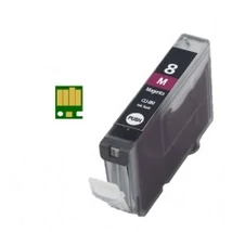 Canon CLI-8M (14 ml) kompatibilis (CHIP-es) tintapatron /Lepkés CN/