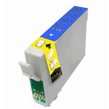 Epson T0802 (12 ml) kompatibilis tintapatron /Lepkés CN/