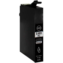 Epson 603XL BK kompatibilis tintapatron /Lepkés CN/