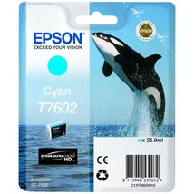 Epson T7602 (C13T76024010) C (25,9ml) Eredeti tintapatron