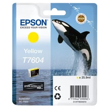 Epson T7604 (C13T76044010) Y (25,9ml) Eredeti tintapatron