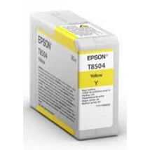Epson T8504 (C13T850400) Y (80ml) Eredeti tintapatron