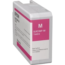 Epson SJIC36P(M) C6500/C6000 (C13T44C340) (M) (80ml) eredeti tintapatron
