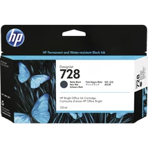 HP 728 (3WX25A) (BK) (130ml) eredeti tintapatron
