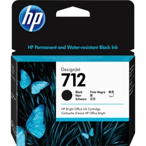 HP 712XL (3ED71A) (BK) (80ML) eredeti tintapatron 