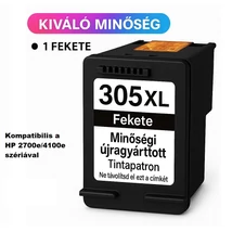 Utángyártott HP 305XL (3YM63AE) (Bk) (18ml) tintapatron /Lepkés CN/ (HP 2700e/4100e szériákhoz) Utángyártott HP 305XL (3YM63AE) (Bk) (18ml) tintapatron /Lepkés CN/ (HP 2700e/4100e szériákhoz)