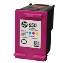 Üres HP 650 (CZ102AE) (CMY) eredeti tintapatron (visszavétel)
