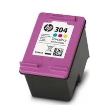 Üres HP 304 (CMY) (N9K05AE) eredeti tintapatron (visszavétel)