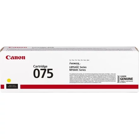 Canon CRG-075 (Y) [1,3k] Eredeti Toner 