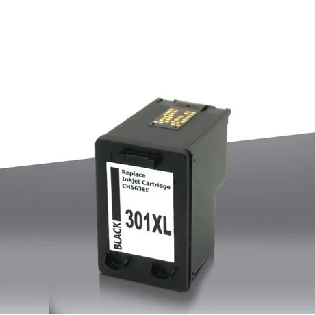 HP 301XL (CH563EE) (BK) kompatibilis tintapatron /Lepkés CN/