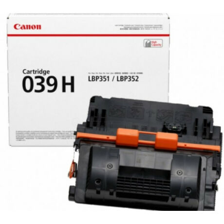 Canon CRG-039H (BK)  [25k] eredeti toner