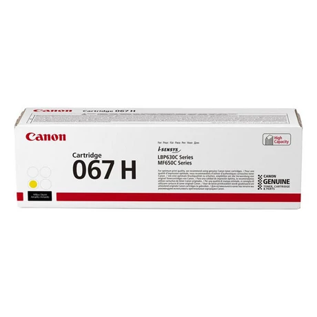 Canon CRG-067H (Y) [2.3k] eredeti toner