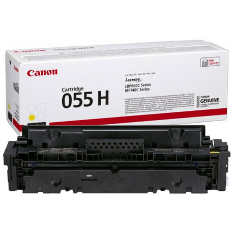 Canon CRG-055H (Y) (3017C002AA) [5,9K] Eredeti toner