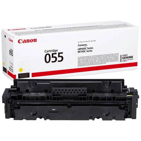 Canon CRG-055 (Y) (3013C002AA) [2,1K] Eredeti toner