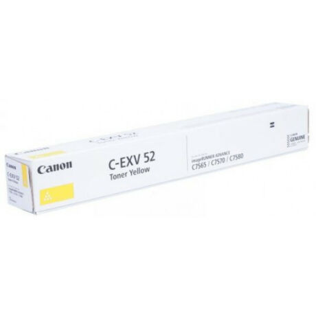 Canon C-EXV52 (Y) (1001C002AA) [66,5K] Eredeti toner