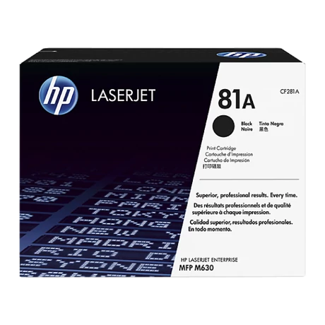 HP 81A (CF281A) (Bk) [10,5k] eredeti toner