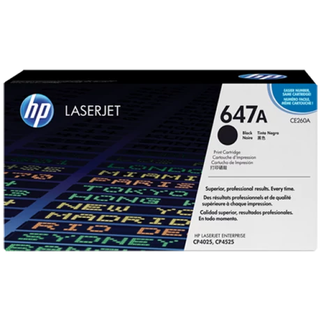 HP 647A (CE260A) (Bk) [8,5k] eredeti toner