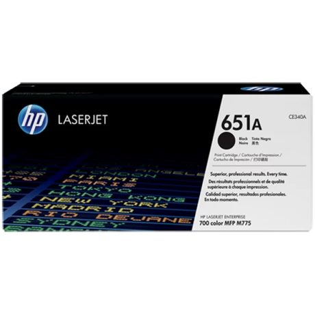 HP 651A (CE340A) (Bk) [13,5k] eredeti toner