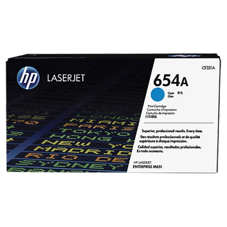 HP 654A (CF331A) (C) [15k] eredeti toner