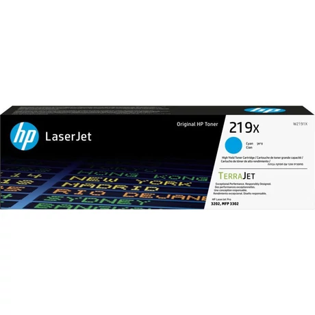 HP 219X (W2191X) (C) [2,5k] eredeti toner