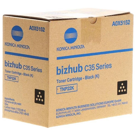 Konica Minolta BizHub C35 (TNP22K) eredeti black toner