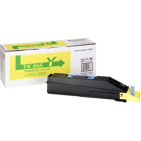 Kyocera TK-865 Y [12k] eredeti toner