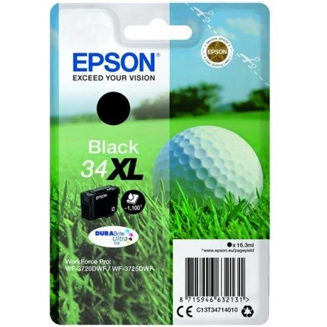 Epson 34XL (T3471) (BK) kompatibilis tintapatron