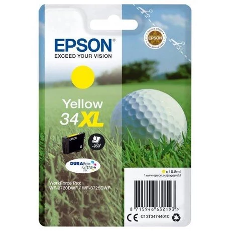 Epson 34XL (T3474) (Y) eredeti tintapatron