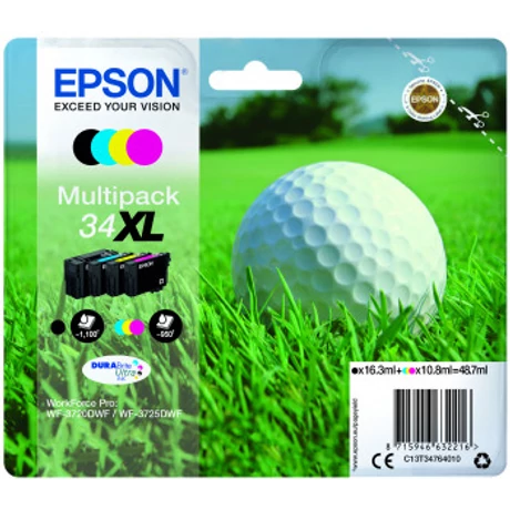 Epson 34XL (T3476) eredeti tintapatron csomag