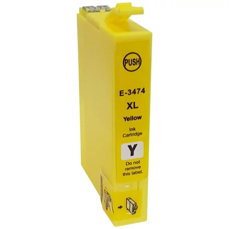 Epson 34XL (T3474) (Y) kompatibilis tintapatron