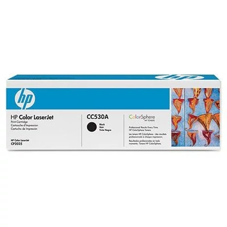 HP CC530A (BK) eredeti toner