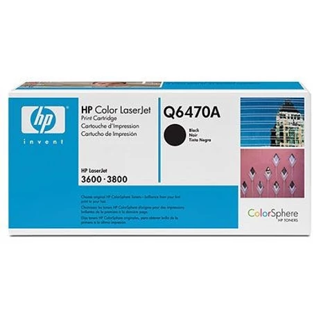 HP Q6470A (BK) eredeti toner