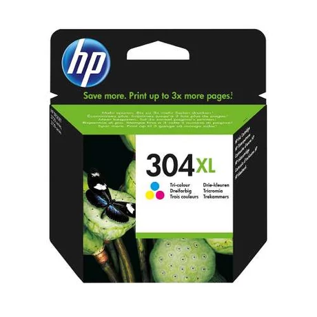 HP 304XL (CMY) (N9K07AE) eredeti tintapatron