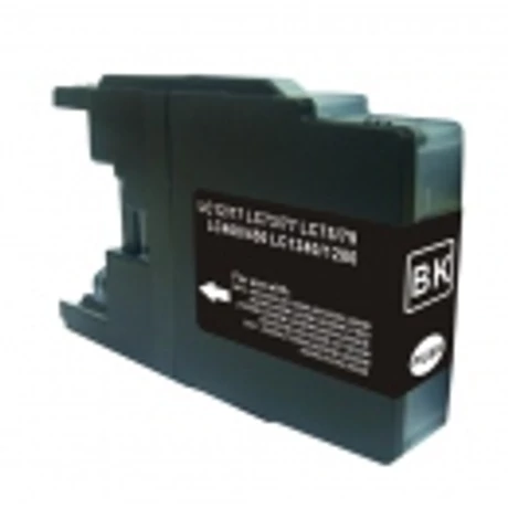 Brother LC1240/1280BK (28.5 ml) kompatibilis tintapatron /Lepkés CN/