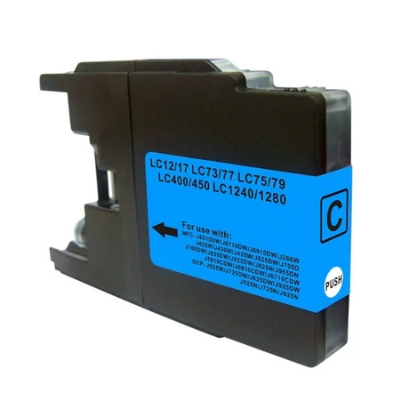 Brother LC1240/1280C (19 ml) kompatibilis tintapatron /Lepkés CN/