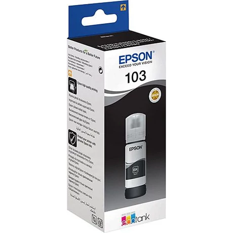 Epson 103 (T00S1) (BK) [65ml] eredeti utántöltő tinta