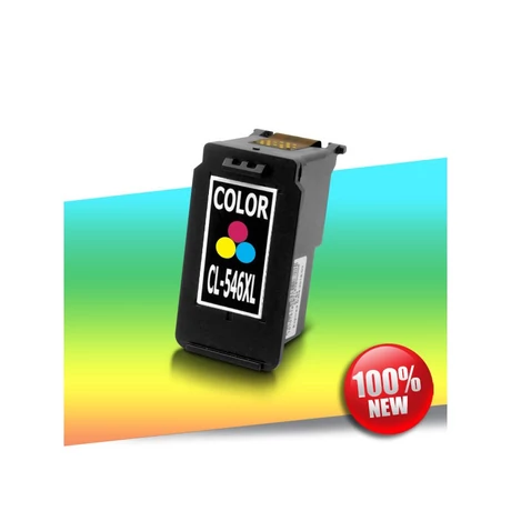 (100% Új) Canon CL-546XL kompatibilis tintapatron /Lepkés CN/