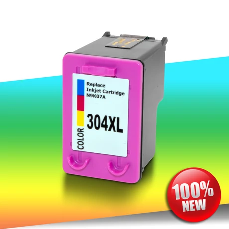 HP 304XL (CMY) (N9K07AE) (100% Új) Kompatibilis tintapatron /Lepkés CN/