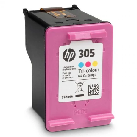 Üres HP 305 (CMY) (3YM60AE) eredeti tintapatron (visszavétel)