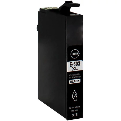 Epson 603XL BK kompatibilis tintapatron /Lepkés CN/