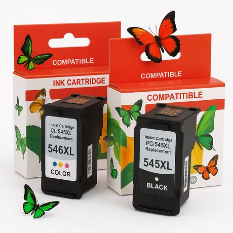 Canon PG-545XL/CL-546XL Kompatibilis tintapatron multipack /Lepkés CN/