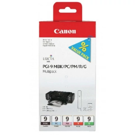 Canon PGI-9 (MBK/PC/PM/R/G) eredeti fotó tintapatron multipack