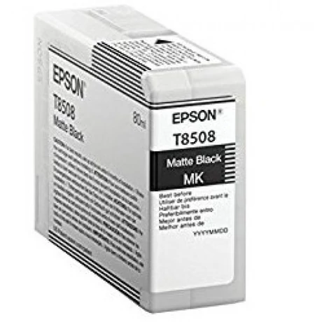 Epson T8508 (C13T850800) MBK (80ml) Eredeti tintapatron