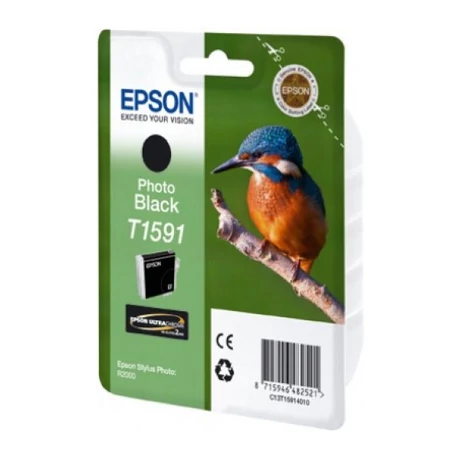 Epson T1591 (C13T15914010) BK (17ml) Eredeti tintapatron