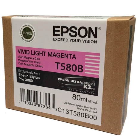 Epson T580B (C13T580B00) VLM (80ml) Eredeti tintapatron